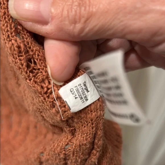MOSSIMO for Target 2014 collection Women's Rust cardigan cotton blend - Picture 7 of 10